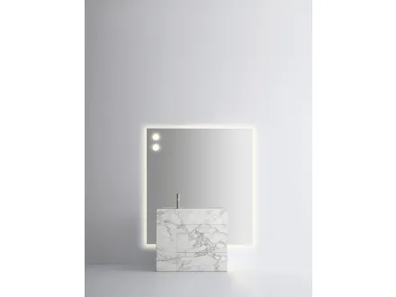 Mobile da Bagno in marmo Bianco arabescato Touch 19 02 di Milldue