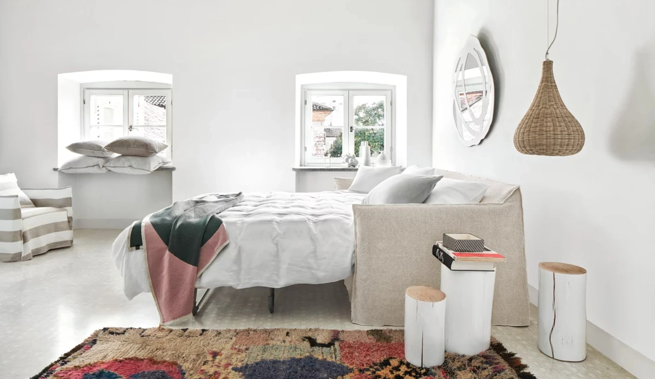 Tavolino Log Sezione Tronco laccato di Gervasoni