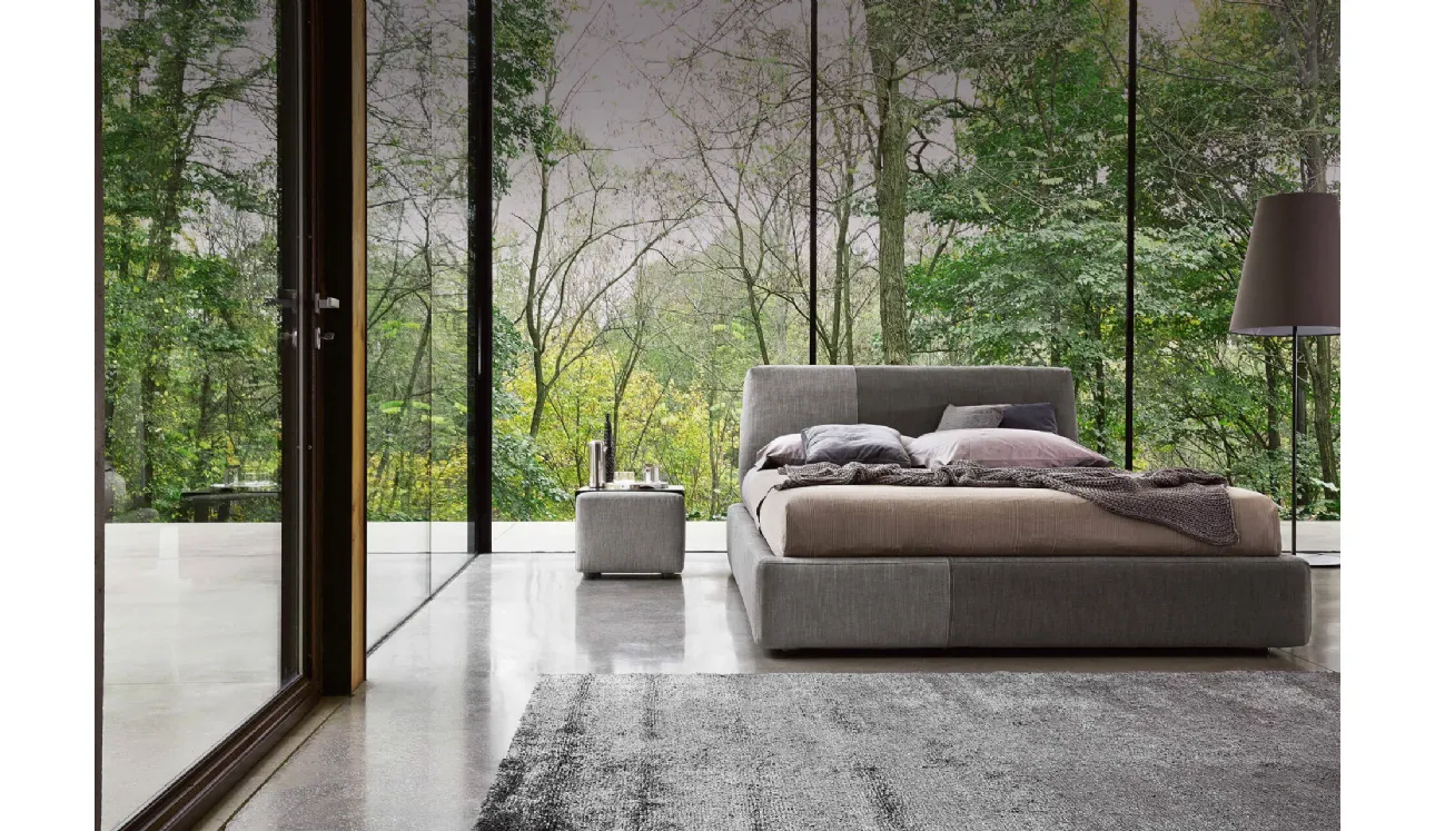 Pouf comodino in tessuto Nick di Ditre Italia
