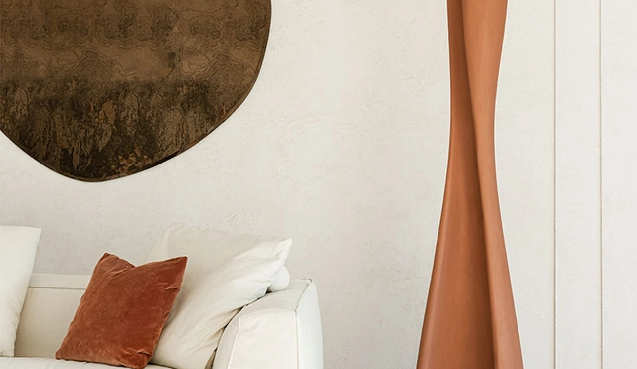 Lampada da terra in argilla Diploma di Cattelan Italia