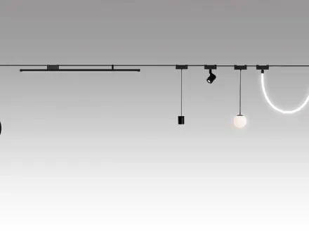 Lampada sistema Funivia di Artemide