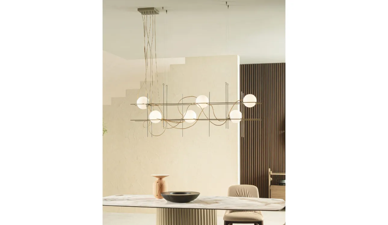 Lampada a sospensione Iron S di Riflessi