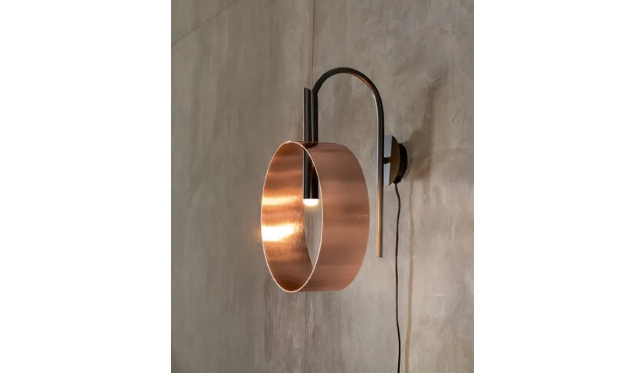 Lampada Led Loop Applique in metallo di Riflessi