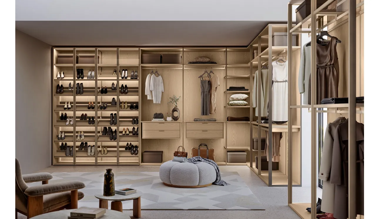 Cabina Armadio Prestige Champagne di Olivieri
