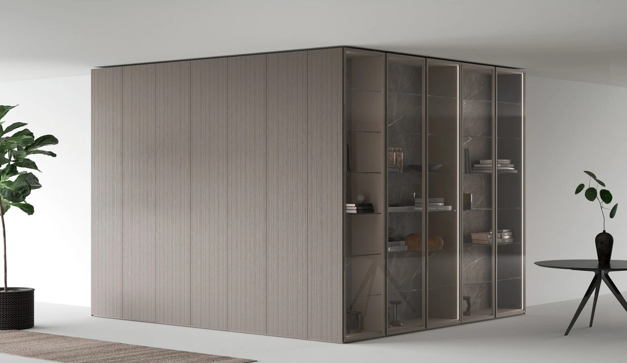 Armadio Freedhome con angolo esterno di Caccaro