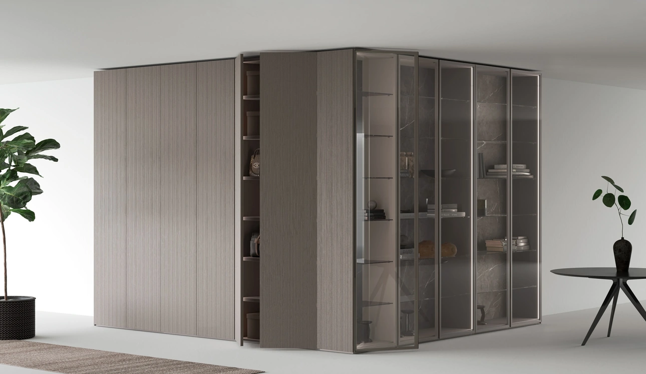 Armadio Freedhome con angolo esterno di Caccaro