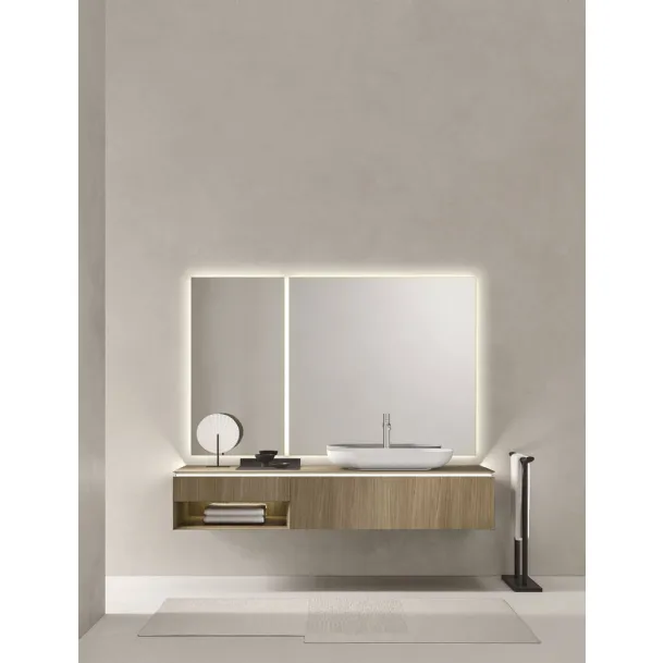 Mobile da Bagno in Rovere miele Puro 19 06 di Milldue