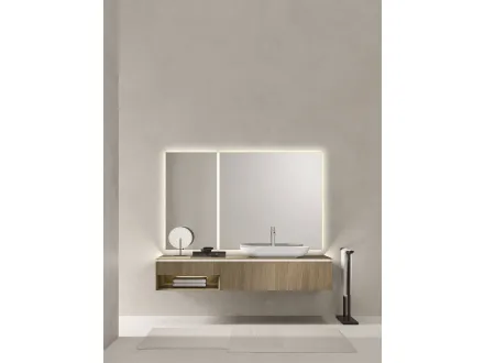 Mobile da Bagno in Rovere miele Puro 19 06 di Milldue