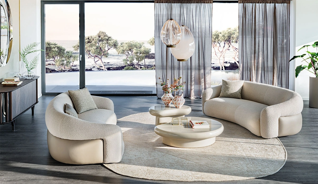 Divano lineare Baldwin di Cattelan Italia