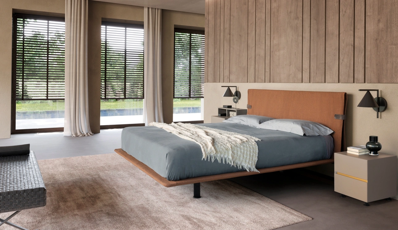 Letto con testiera Dress Code di Presotto