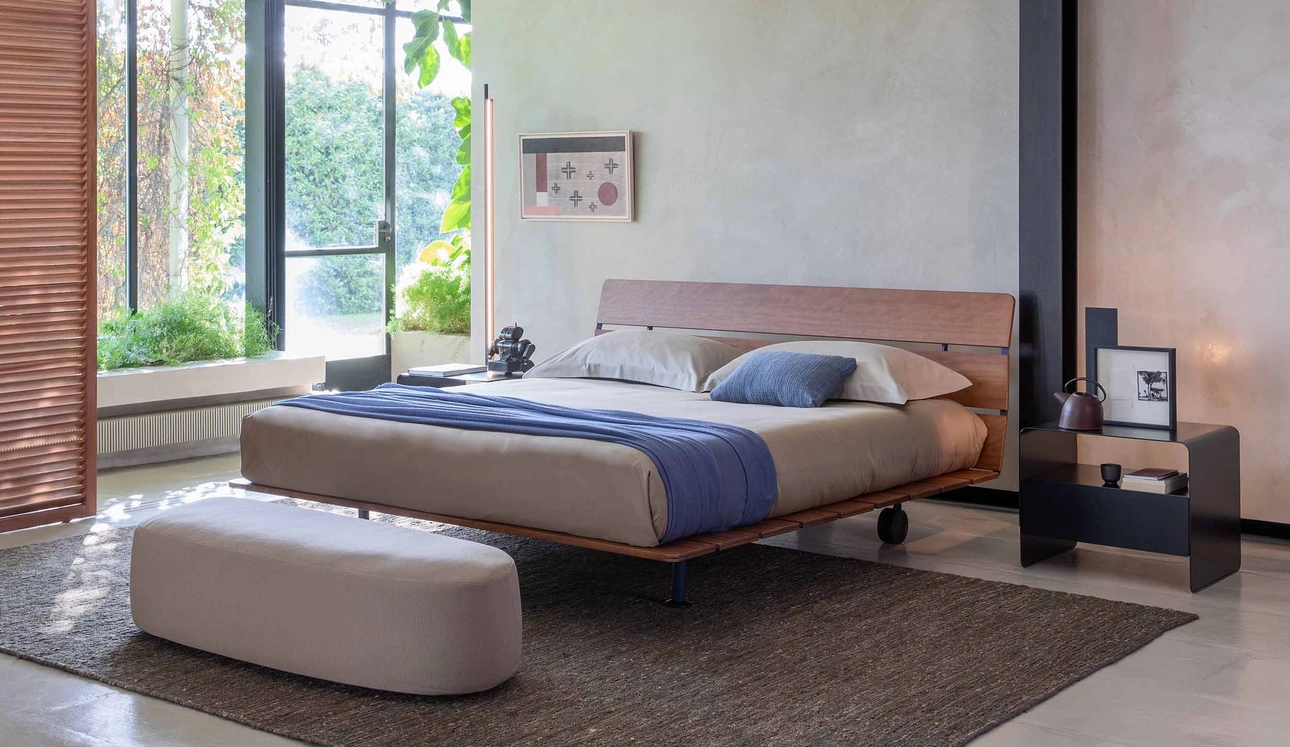 Letto matrimoniale Tadao di Flou