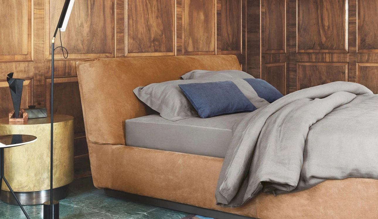 Letto matrimoniale Gentleman di Flou