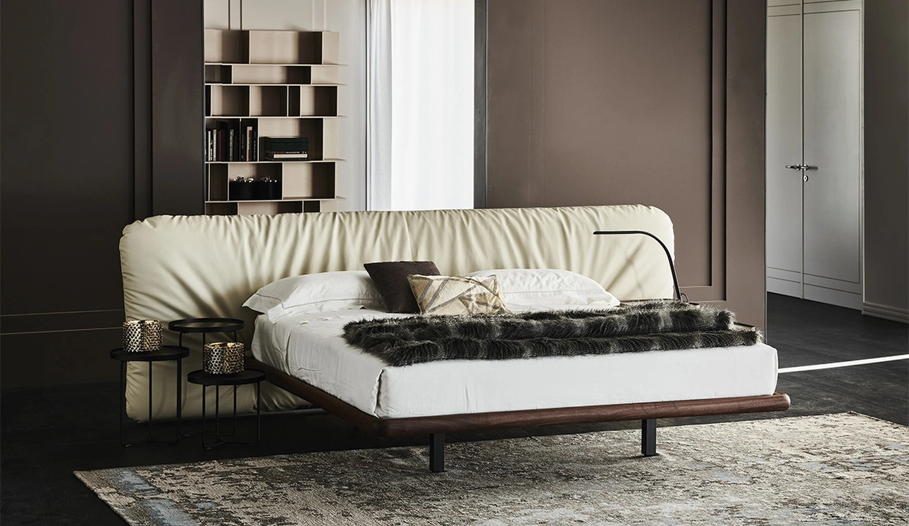 Letto in ecopelle Marlon di Cattelan Italia