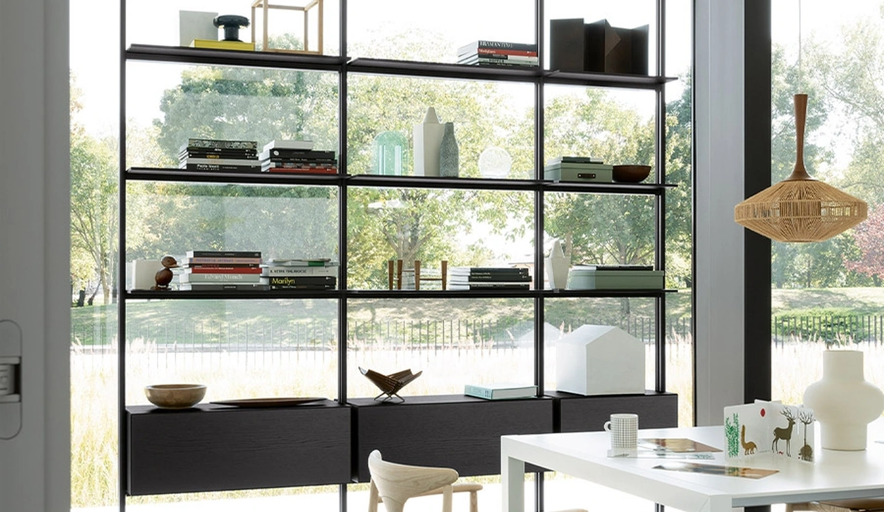 Libreria divisoria Avenue Up di Kristalia