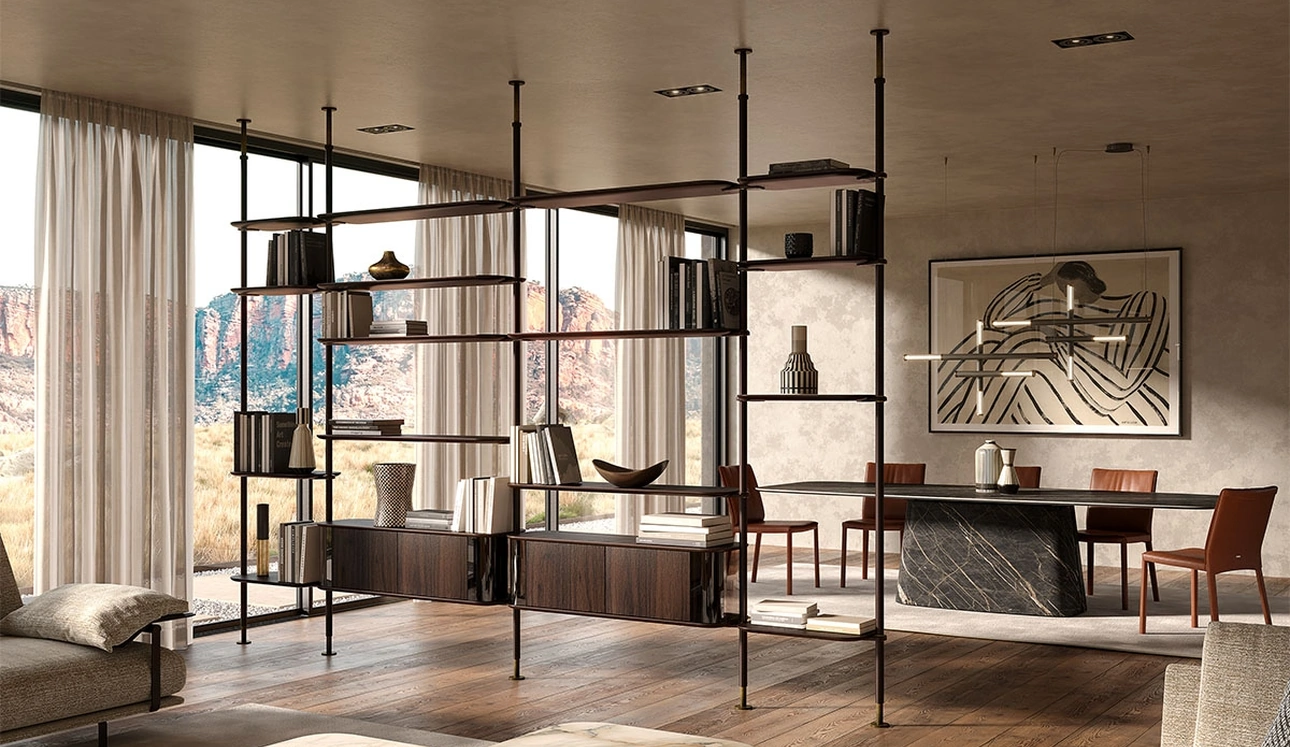 Libreria divisoria Harbour di Cattelan Italia