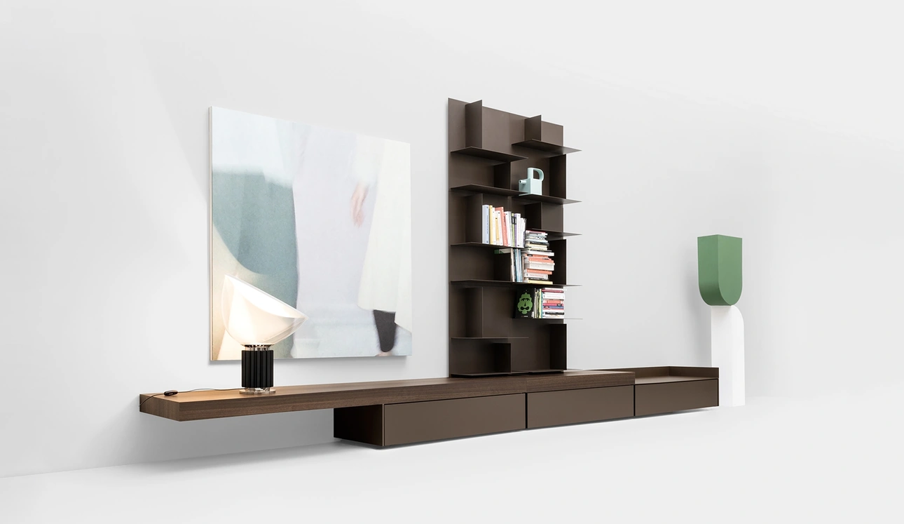 Mobile Porta Tv Avenue System Floor di Kristalia