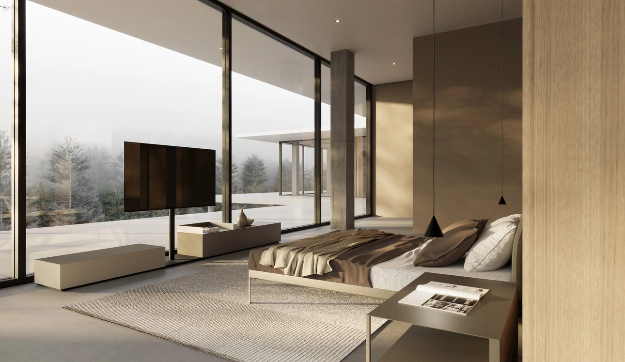 Mobile Porta Tv Tvu di Kristalia