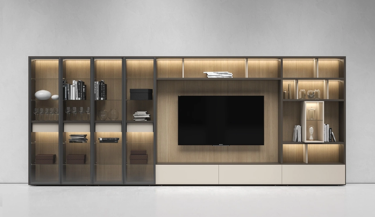 Parete Attrezzata Pari & Dispari B di Presotto