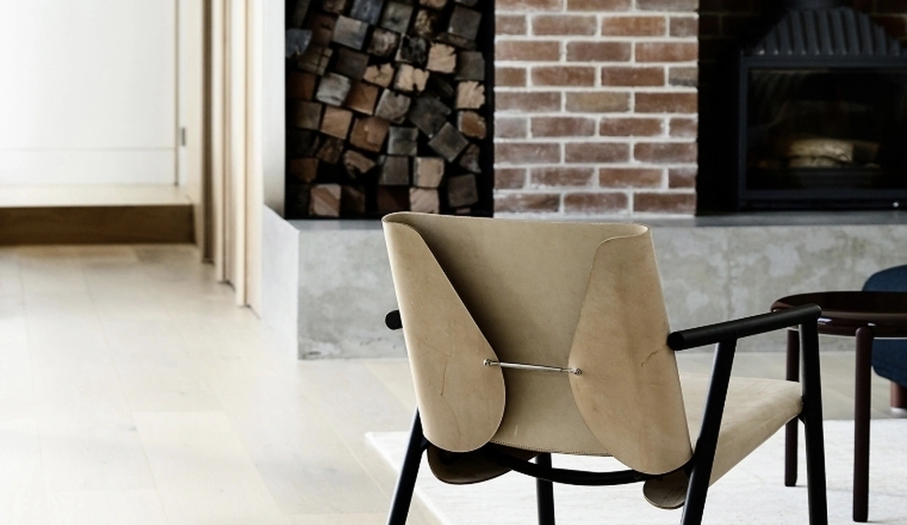 Poltroncina in cuoio 1085 Edition di Kristalia