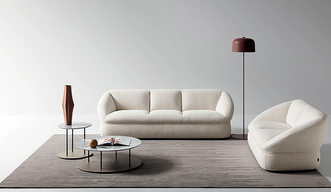 Poltrona Alta in tessuto imbottito di Ditre Italia