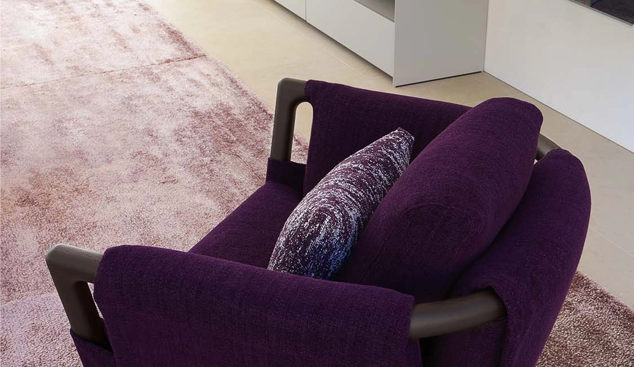 Poltrona Gaudì in velluto di Flou