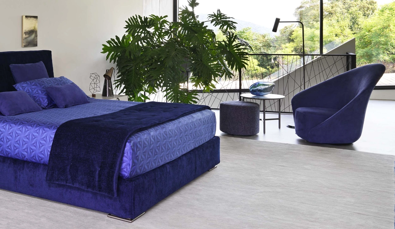 Poltrona girevole Lilia di Flou