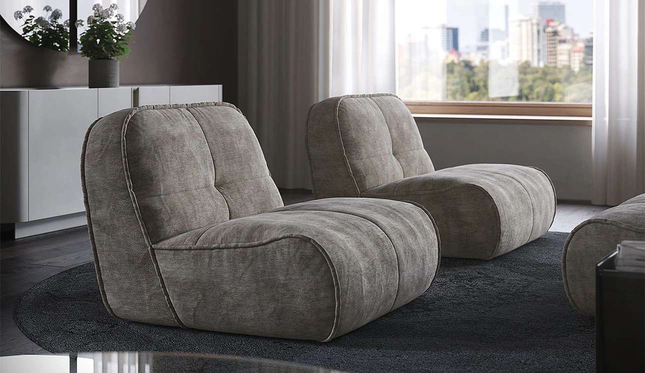 Poltrona imbottita Spencer di Cattelan Italia