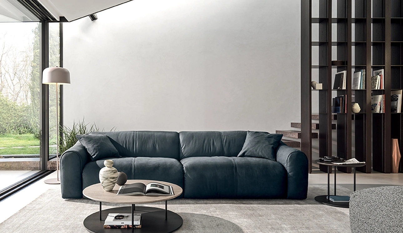 Salotto in pelle Daily di Ditre Italia