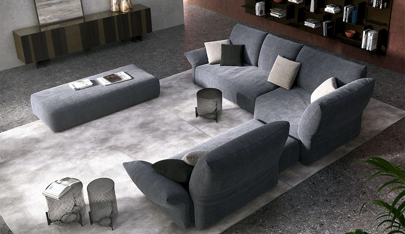 Divano angolare Sinatra di Cattelan Italia