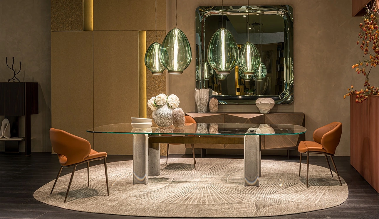 Tavolo Bilbao Glass di Cattelan Italia