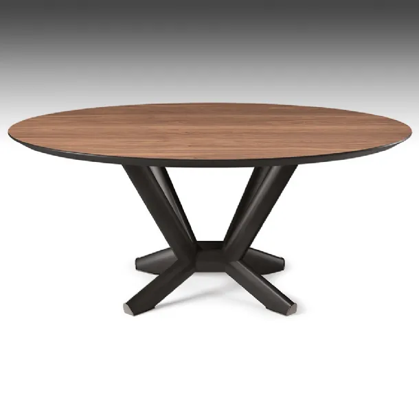 Tavolo rotondo in legno Planer Wood Round di Cattelan Italia