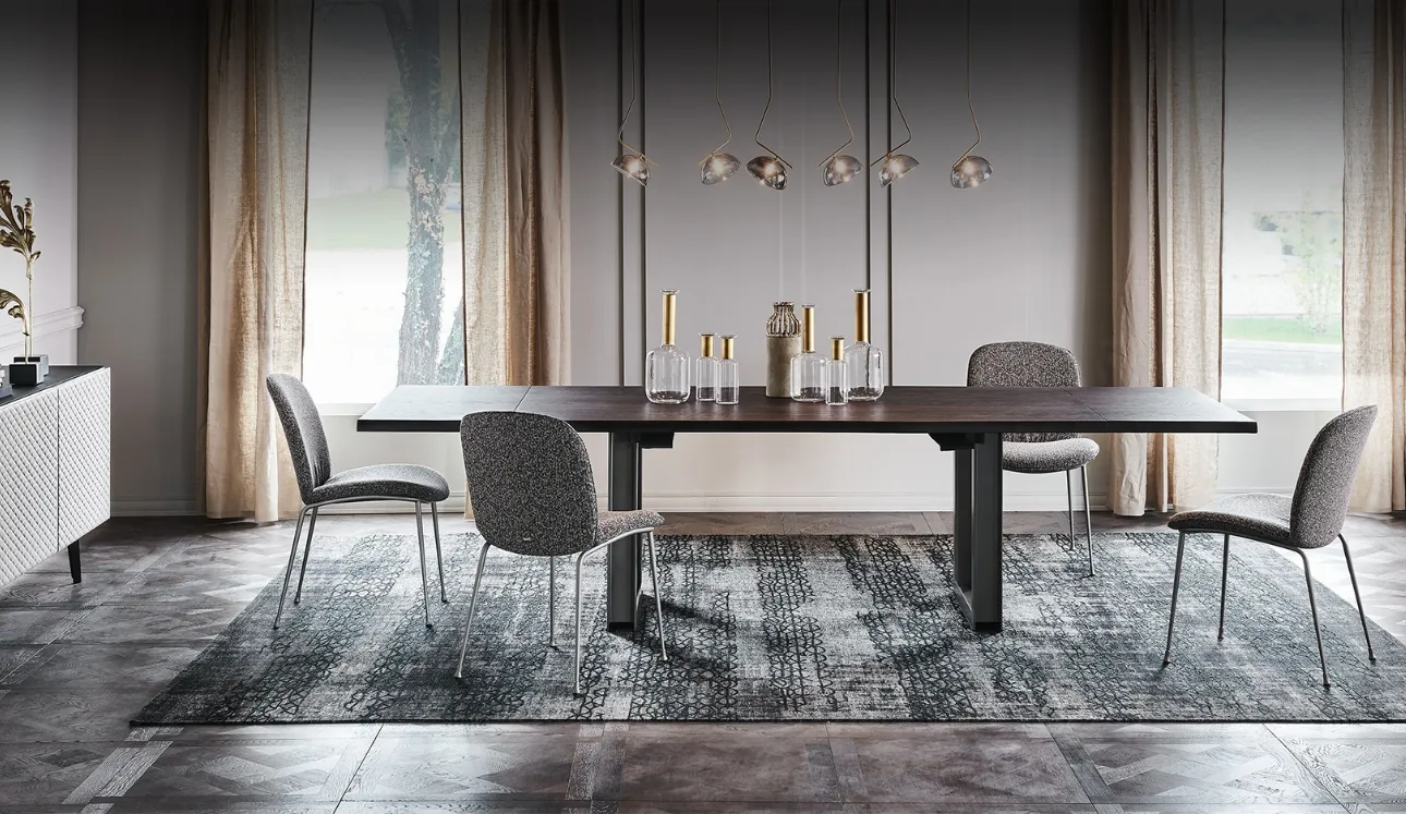 Tavolo allungabile in legno massello Sigma Drive di Cattelan Italia