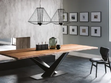 Tavolo con piano in legno Stratos Wood di Cattelan Italia