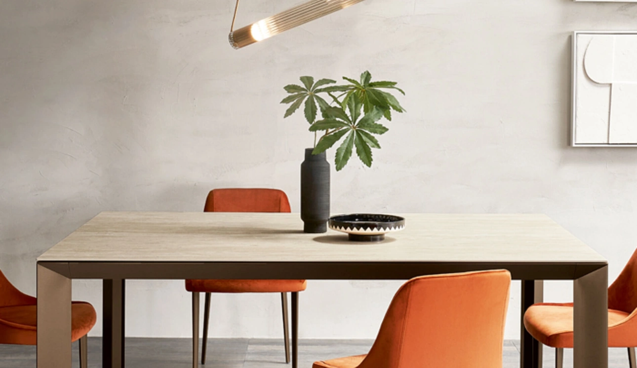 Tavolo allungabile Manhattan Ceramica di Riflessi