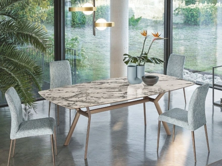 Tavolo Paradise in ceramica di Riflessi