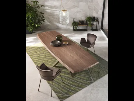Tavolo allungabile in legno Shangai di Riflessi