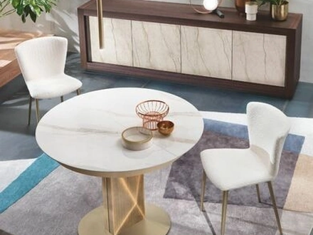 Tavolo Sabino Round di Riflessi