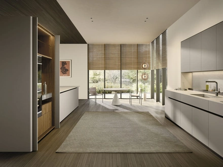 Cucina Design con penisola C09 di Copat Life