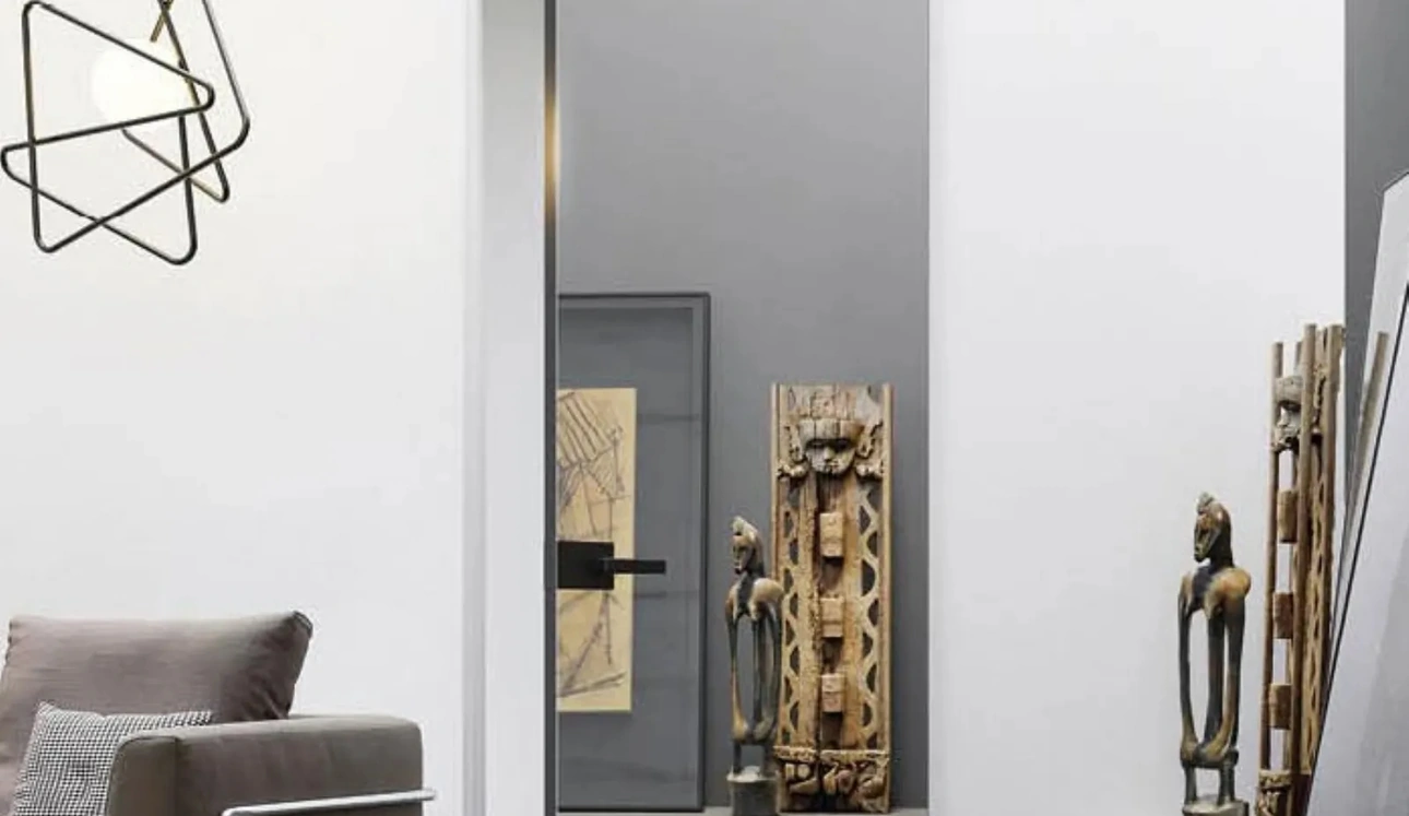 Porta per interni battente a specchio Just Filo muro di Doal