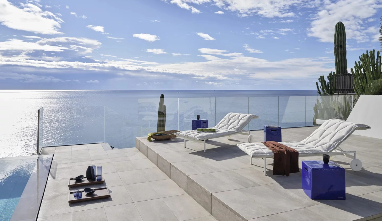 Lettino Prendisole Flair di Gervasoni