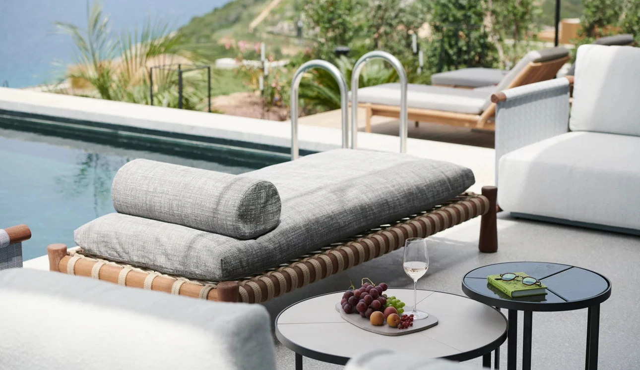 Lettino Prendisole Guna di Gervasoni